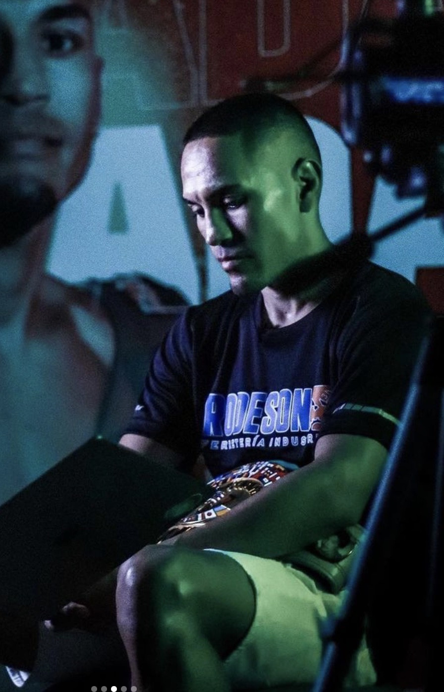 Professional boxer Juan Francisco Estrada - flyweight division