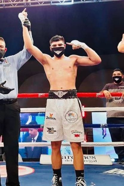 Professional boxer Omar Salcido Gamez - lightweight division
