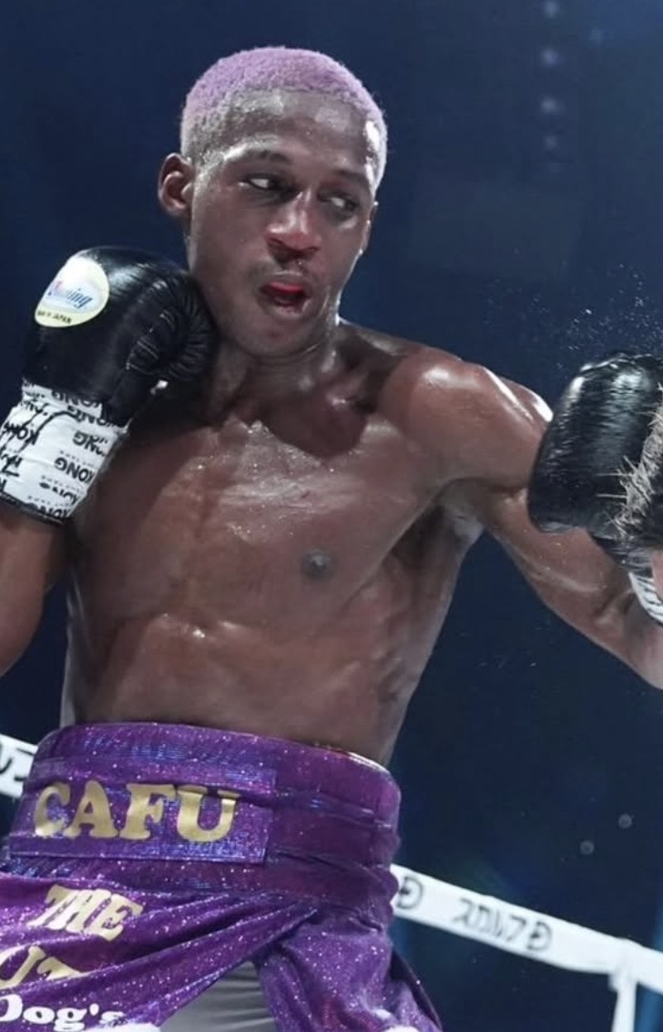 Professional boxer Phumelela Cafu - flyweight division