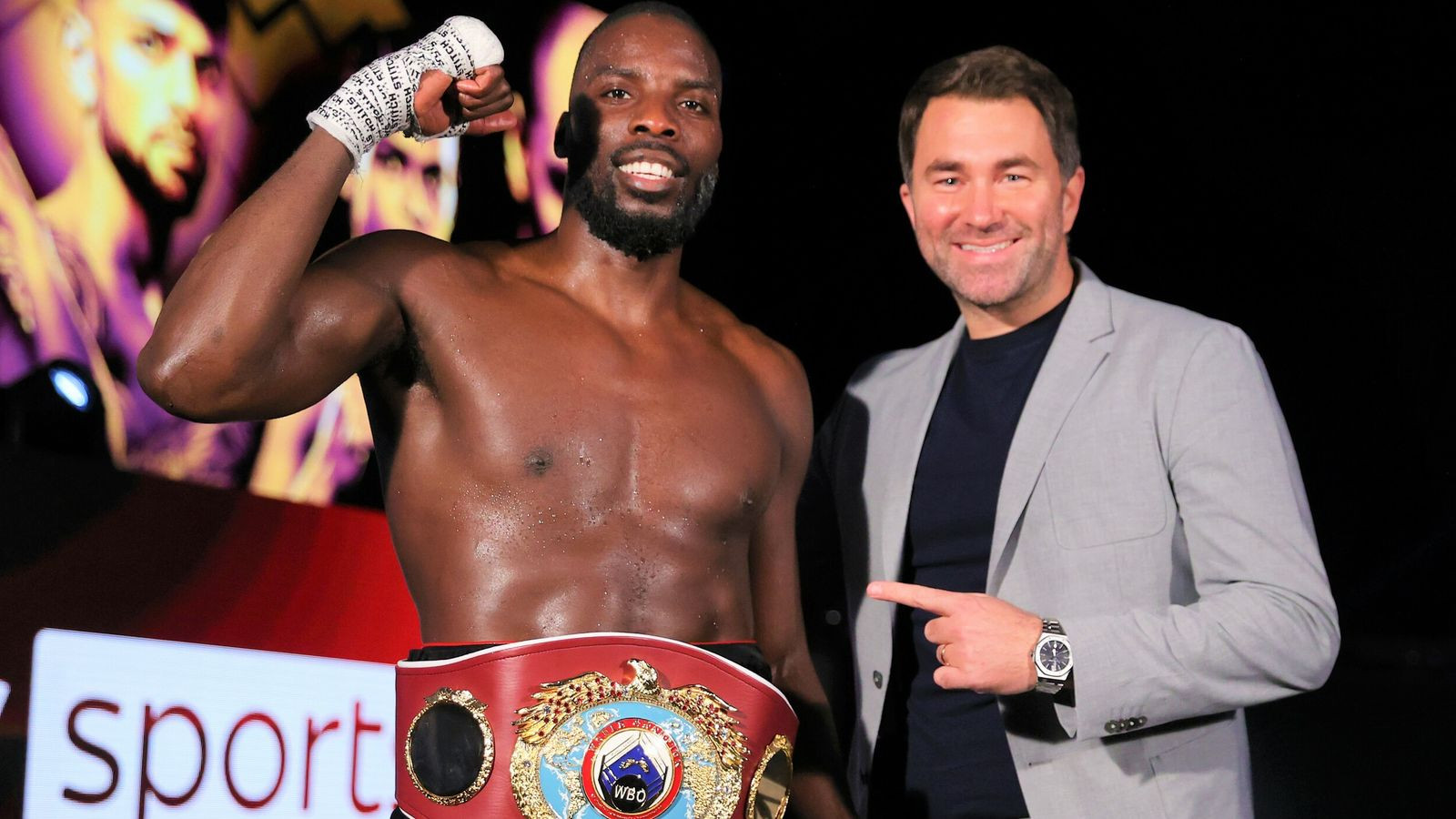 Lawrence Okolie out?